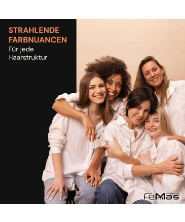  Femmas FemMas Ultra Intense Light Brown Hair Colour 5.00 I Cream with Argan Keratin and Ceramide Oil I As a permanent hair colour for vibrant long-lasting colour results - Buy Online on GoSupps.com