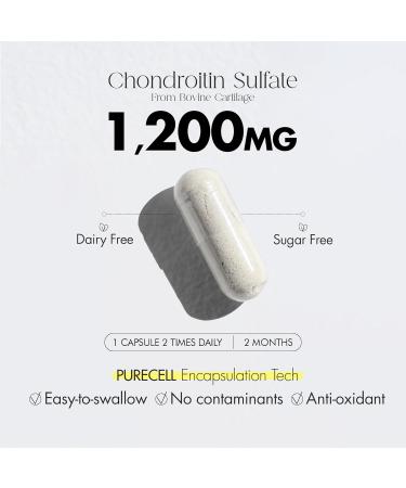Inno Nutrition Chondroitin Sulfate 1 200mg 120 Capsules Triple Strength Relieves Joint Pain & Osteoarthritis No Preservatives Non-GMO Gluten-free Made In Canada 120 count (Pack of 2) - Buy Online on GoSupps.com