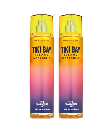 Bath and Body Works Tiki Bay Island Margarita Fine Fragrance Mists Pack Of 2 8 oz. Bottles (Tiki Bay Island Margarita)