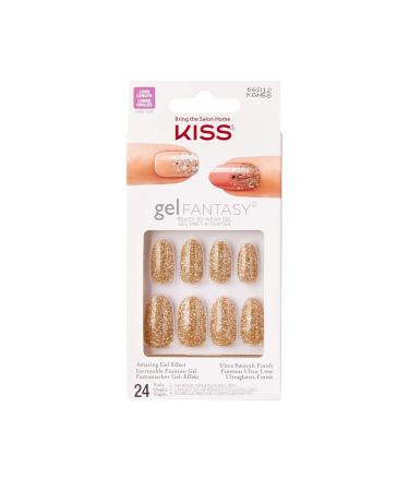 Kiss Gel Fantasy Ready-to-Wear Gel 24 Nails KGN58 Cosmo