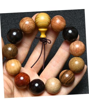 COLLBATH Sandalwood Beads Bracelet Multicolor Bead Bracelet Mens Necklace Stretchy Choker Necklace Buddha Bead Bracelet Bonding Bracelets for Couples Good Mood Wooden Bracelet Multi-jewel 2x2cm Assorted Color f - Buy Online on GoSupps.com
