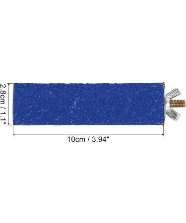 PATICIL 1.1x3.9 Vogel Paw Bird Wood Perch Stand - Perfect Cage Accessory for Small Birds Parrots & Budgies - Blue - Buy Online on GoSupps.com