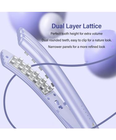 Hair Crimper for Women Corn Hair Splint Perm Volumizing Ceramic Hair Iron Portable Hair Volume Corrugated Curler Adjustable Temperature Hair Styling Tool (US Plug 110V) - Buy Online on GoSupps.com