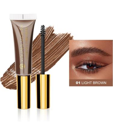 LXZJJM Waterproof Eyebrow Tint Long Lasting Brow Stain Smudge Proof Eyebrow Stain All Day Hold Shape Brows (01 LIGHT BROWN 0.40 FL.OZ/12ml) 12 ml (Pack of 1) 01 LIGHT BROWN - Buy Online on GoSupps.com
