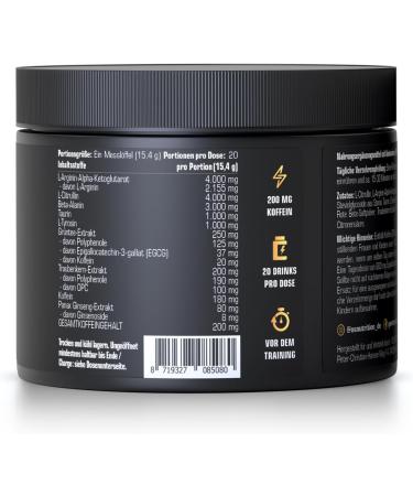 OS NUTRITION G tterpuls Premium Pre Workout Red Fruits 308g - Enhance Energy & Focus | International Shipping Available - Buy Online on GoSupps.com