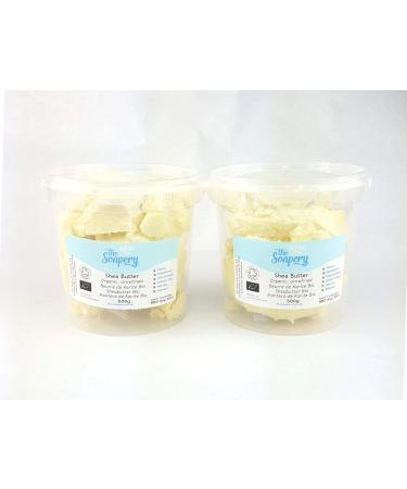 Shea butter 1kg - Certified Organic Unrefined Raw Natural - 100% Pure 1 kg (Pack of 1)
