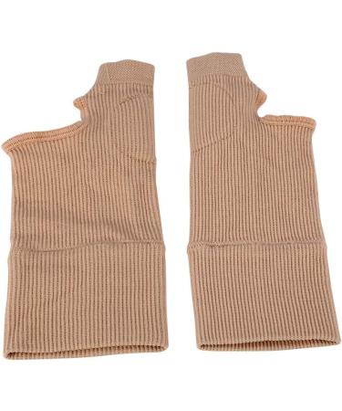 Psytfei 1 Pair Thumb Wrist Support Brace Elastic Gel Arthritis Fingerless Glove for Pain Relief Waterproof Wrist Compression Sleeve Splint for Sprained Tendonitis - Buy Online on GoSupps.com