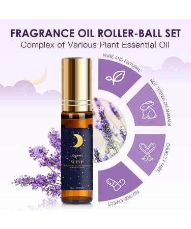 Salubrito Essential Oils Set - Aromatherapy Roll-On Blends for Massage Relaxation and Sleep | Perfect Gift for Men & Women - Buy Online on GoSupps.com
