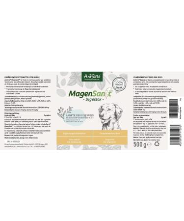 Aniforte Gastrointestinal Powder for Dogs 500g | Natural Digestive Support & Stomach Protection with Bentonite & Herbs - Buy Online on GoSupps.com