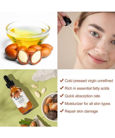 Organic Argan Oil for Hair Growth & Scalp Nourishment - 2.02 Fl Oz - Buy Online on GoSupps.com