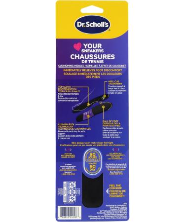 Dr. Scholl's SOFT CUSHIONING INSOLES for Sneakers Superior Shock Absorption and Cushioning for All-Day Comfort so You Can Wear Your Shoes Longer (available for Women's Size 6-10) - Buy Online on GoSupps.com
