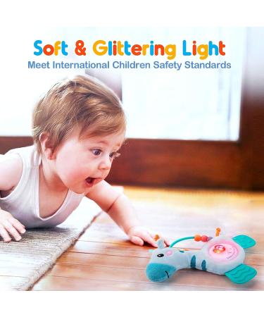 Musical Baby Teething Toy | Soft Light | BPA-Free | Washable Plush Infant Toy for Babies 0-12 Months | Sensory Toy | Perfect Baby Gifts - Giraffe - Buy Online on GoSupps.com