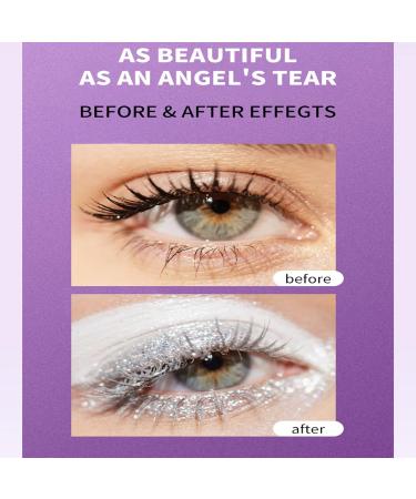 Mascara Glitter - 8g Shimmer Waterproof Curling Volumizing Eyelash Makeup | Long Wear Lash Cosmetic for Women Berides Dancers Bal Night Club Events Date Stage Beauty Accessoire cadeau - Buy Online on GoSupps.com