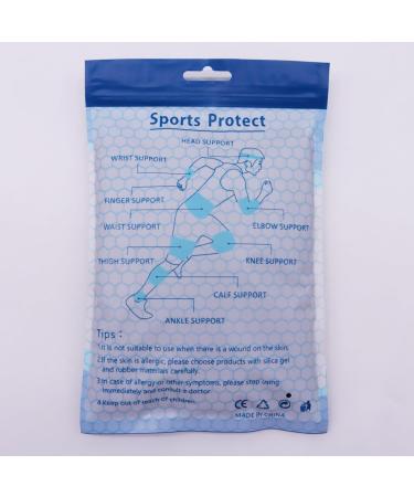 Sports Knee Support - Adjustable Straps Pain Relief for Men & Women 2-Piece Set for Meniscus Tear Arthritis Running & Climbing (Black M) - Buy Online on GoSupps.com