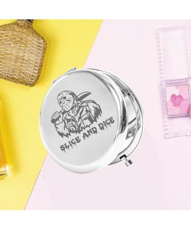 Jason Machete Pocket Mirror - Scary Movie Lover Gift - Compact Makeup Mirror - Buy Online on GoSupps.com