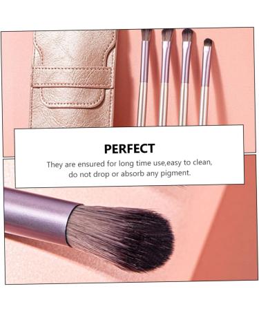 DRESSOOS 1 4pcs Eye Makeup Brushes Eye Makeup Brush Kit Highlighter Brush Mini Brush Artificial Fiber Pink - Buy Online on GoSupps.com