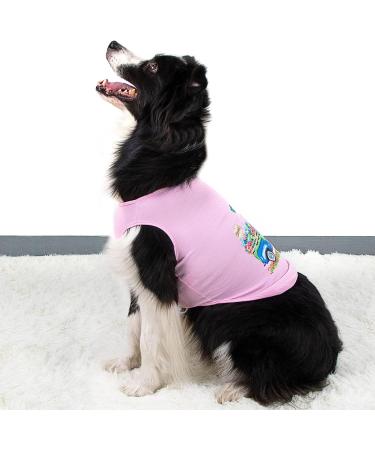 Buy Soft & Breathable Dog Shirts for Spring/Summer | 2-Pack (M) Pink & Blue - Stylish Dog Clothing - Buy Online on GoSupps.com
