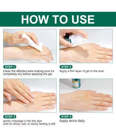 Advance Scar Gel Cream - Total Scar Reduction for Face, Body, Surgery & Scars - New & Old - Buy Online on GoSupps.com