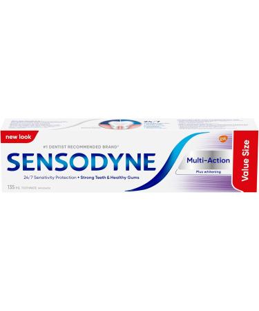 Sensodyne Whitening & Tartar toothpaste Strengthens Protects and Whitens Sensitive Teeth 100 mL & Multi-Action Toothpaste Strengthens and Protects Sensitive Teeth Clean Mint 135 mL Tartar Toothpaste + Toothpaste 135 Ml 100 ml (Pack of 1) - Buy Online on GoSupps.com