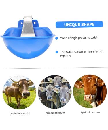 Yardenfun Stainless Sink Farm Feeding Water Bowl Livestock Drinking Bowl Drinking Fountain Tool Large - Buy Online on GoSupps.com