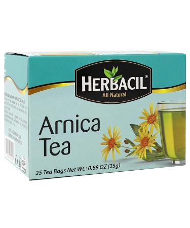 Herbacil Arnica Tea Caffeine-Free 3-Pack - 75 Tea Bags - 0.88 Oz - Herbal Tea Boxes - Buy Online on GoSupps.com