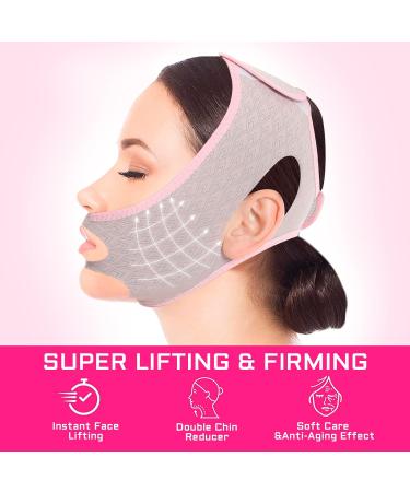 Beauty Face Sculpting Sleep Mask V Line Lifting Face-belt Chin Strap Double Chin Reducer for Women and Men Tightening Skin Preventing Sagging - Buy Online on GoSupps.com