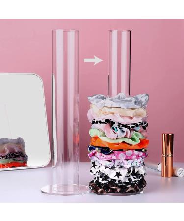 Beenyx 10 Inch Clear Acrylic Scrunchie Holder Stand for Hair Ties - Organize and Display Your Scrunchies Easily - Buy Online on GoSupps.com