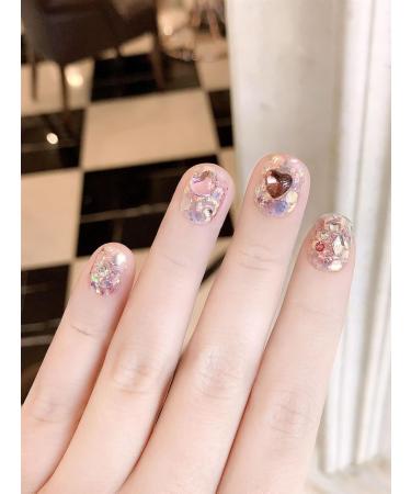 Pure handmade nail art patches rhinestones love sequins(M) - Buy Online on GoSupps.com