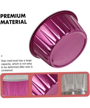 Minkissy 9-Piece Wax Melting Bowl Set | Wax Warmer Pot & Accessories for Hair Removal | 8.5x8.5x3.8cm | International Shipping Available - Buy Online on GoSupps.com