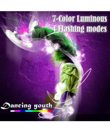 Blueple Rechargeable Fiber Optic Whip Dance | 7 Colors LED | 6ft Pixel & Sparkle Flow Emazing Light Whip - Buy Online on GoSupps.com