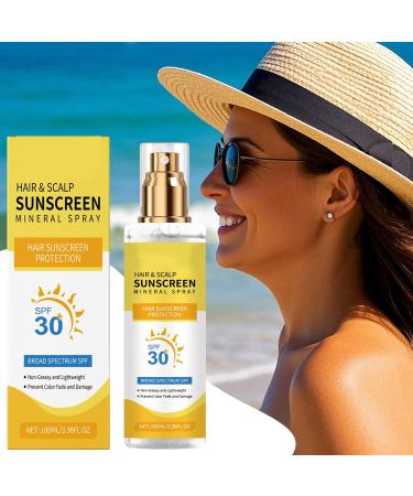 Hair and Scalp Protection Spray | High Protection for Scalp and Parting | 100ml Sunscreen for Hair and Scalp | Body Sun Protector Sublock Beach - Buy Online on GoSupps.com