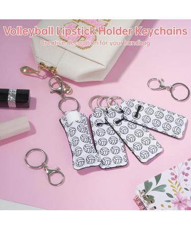 16 PCS BATTIPAW Volleyball Lip Balm Holder Keychain for Women - Bulk Lip Gloss Keyring Tracker Safeguard - Buy Online on GoSupps.com