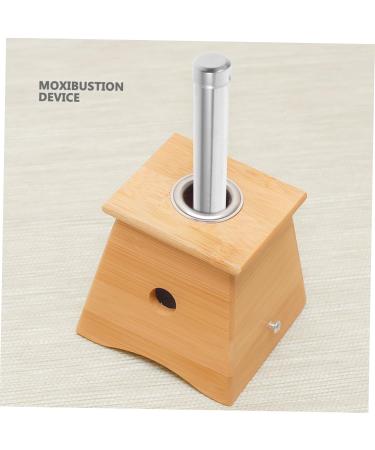 Buy Homsfou 6-Set Moxa Press Holder for Moxa Sticks | Professional Moxibustion Massage Device Stainless Steel & Cardboard Silver - 12.5x2.2cm | International Shipping Available - Buy Online on GoSupps.com