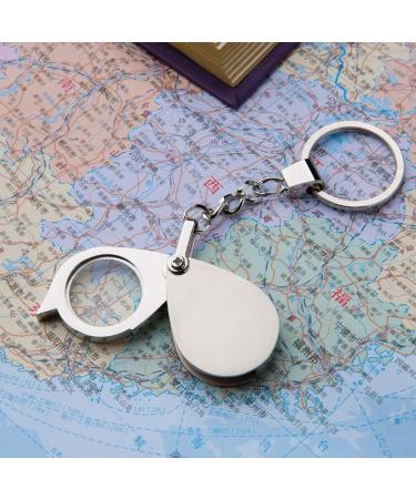 SUPVOX 15x Magnifying Glass Keychain - Mini Portable Foldable Handheld Magnifier for Easy Reading - Buy Online on GoSupps.com