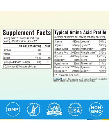 Terranics Collagen Peptides & Moringa Capsules Bundle - Hydrolyzed Collagen Powder from Grass-Fed Bovine + 11300mg Pure Moringa Oleifera Powder - Types I & III Collagen - 16oz & 240 Capsules - Buy Online on GoSupps.com