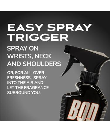 BOD man Fragrance Body Spray Black 8 fl oz (Pack of 2) Black 2 pack - Buy Online on GoSupps.com