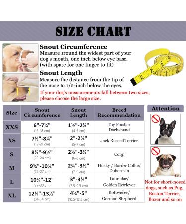 Soft Dog Muzzle for Large Medium & Small Breeds - Breathable & Comfortable Muzzle for Labrador Poodle Husky - Ideal for Eating Grooming & Chewing - Buy Online on GoSupps.com