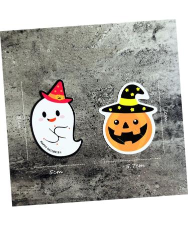 ABOOFAN 100 Pcs Lollipop Decoration Lollipop Greeting Card Lollipop Card Holder Packaging Decoration Card Lollipop Ghost Card Paper Card Candy Wrapping Card Sugar Card Halloween - Buy Online on GoSupps.com