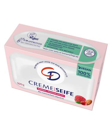 CD Cream Soap Berries & Almond Milk 100g - Vegan Microplastic-Free | Eco-Friendly Skincare - Buy Online on GoSupps.com