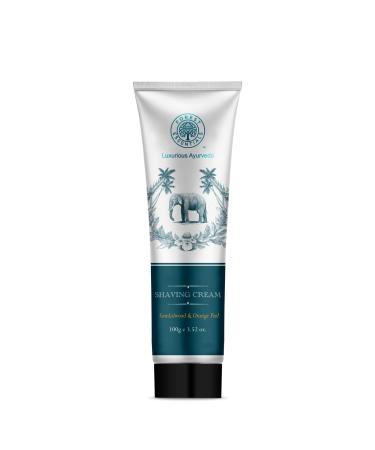 Forest Essentials Sandalwood and Orange Peel Shaving Cream, 100g