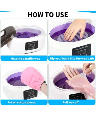  SWAWIS SWAWIS Paraffin Bath for Hands and Feet - 3500 ml - Paraffin Bath for Drying - With 900 g of paraffin wax and - Buy Online on GoSupps.com