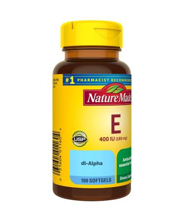 Nature Made Vitamin E 400 Iu 180 Liquid Softgels