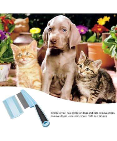 2 PCS Flea Comb for Cat Dog Flea Comb Flea Comb for Kittens Fine Teeth Lice Combs Metal Head Pet Comb Dog Flea Comb for Small Dogs Flea Comb for Cats Effective Against Fleas and Ticks - Buy Online on GoSupps.com