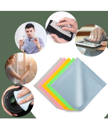 Extra Large Microfiber Cleaning Cloths - 12x12 Inch Reusable Eyeglass Cleaner for Glasses & Lenses | Ideal for Streak-Free Shine - International Shipping Available - Buy Online on GoSupps.com