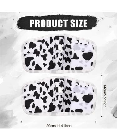 Hand Castor Oil Wraps - Waterproof Adjustable Reusable Pads (2 Pack Cow Pattern) - Prevents Leakage for Enhanced Care - Buy Online on GoSupps.com