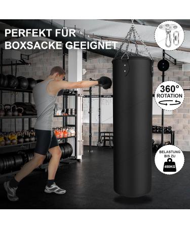 Realbrite Punching Bag Bracket - Stainless Steel Ceiling Hooks for 450kg Bags | Durable & Bomb-Resistant | 2-Piece 180 Ceiling Attachment - Buy Online on GoSupps.com