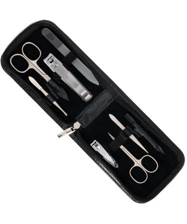 3 Swords Germany   manicure pedicure set kit (774) BLACK - SYNTHETIC LEATHER - Buy Online on GoSupps.com