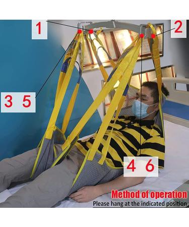 Toileting Hoist Sling Mesh Patient Lift Sling Elder Patients Bath Commode Lifter Divided Leg Sling for Transfer from Bed to Wheelchair Recliner Showe L - Buy Online on GoSupps.com
