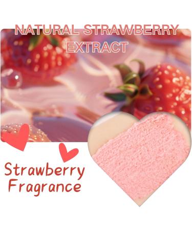 Body Scrub Exfoliator - Strawberry Body Exfoliator - Gentle Clean Face & Body Scrub - Bright Skin Exfoliating Body Scrub - Body Exfoliator Scrub Moisturize Ice Cream Texture Strawberry Flavor 220g - Buy Online on GoSupps.com