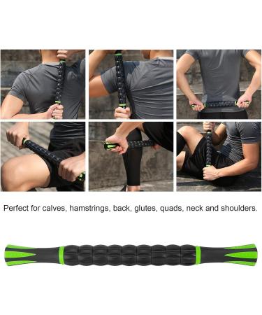 Portable Muscle Roller - Handheld Massager for Fitness Sports Yoga & Recovery | International Shipping - Buy Online on GoSupps.com